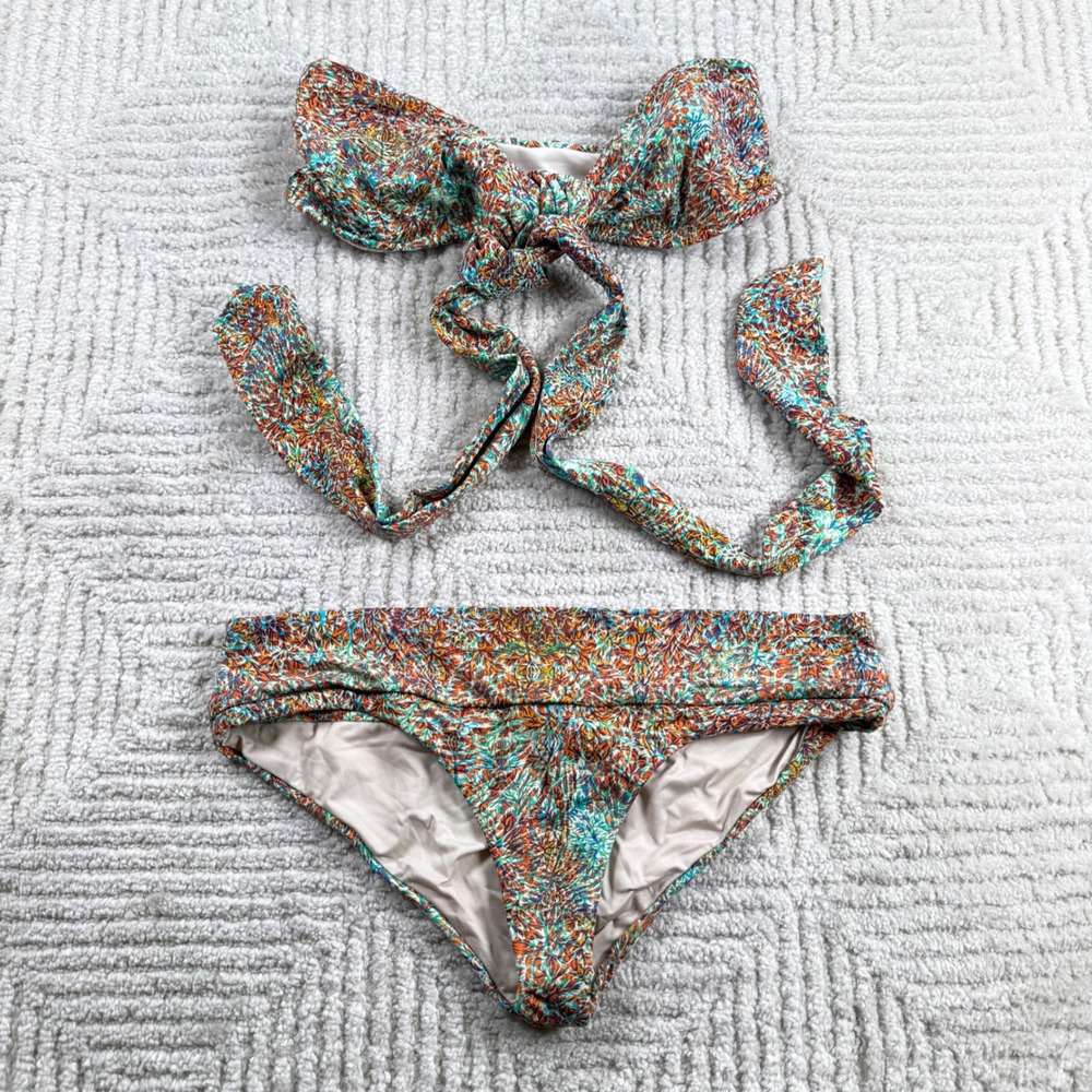 OndadeMar Bikini Set Womens S Abstract Tropical Bohemian Resort Exotic Luxury
